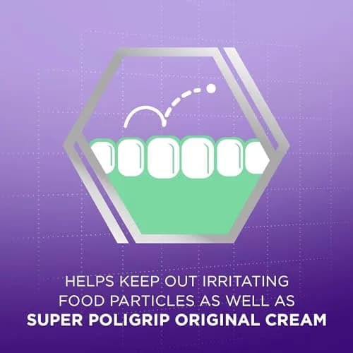 Super Poli-Grip Denture Adhesive Strips 40 Count | All-Day Comfort Seal thumbnail 3