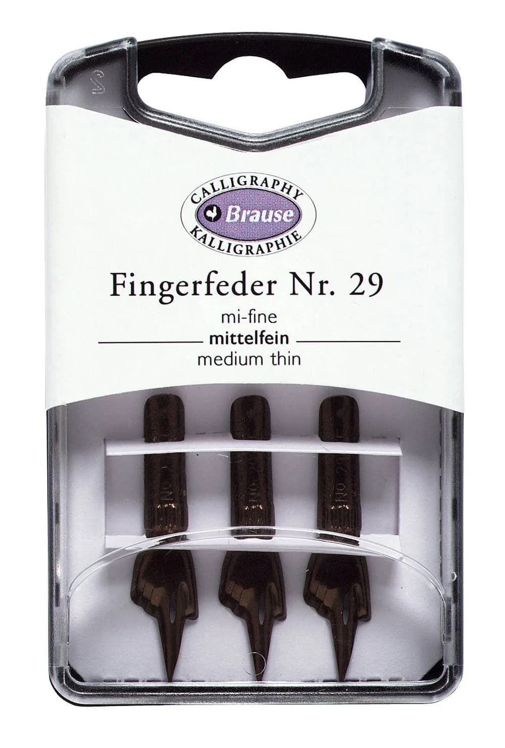 Brause Cito Fein 0.3 mm Nibs, 100 Pack | Precise Writing Instrument for Professionals — 3-Pack