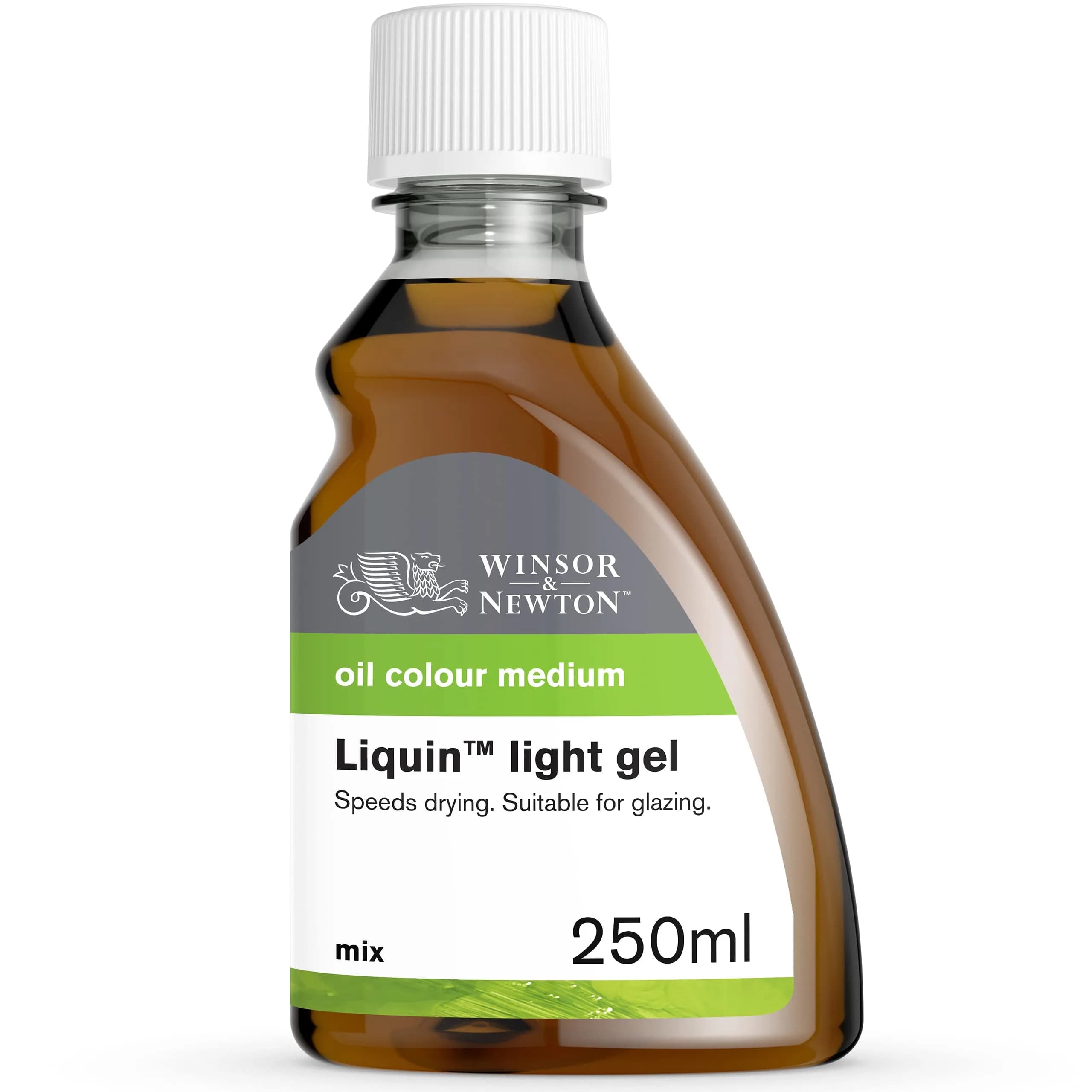 Winsor & Newton Liquin Light Gel Medium 250ml (8.4 Fl Oz) | Speeds Drying for Oil Paints — 8.5 Fl Oz