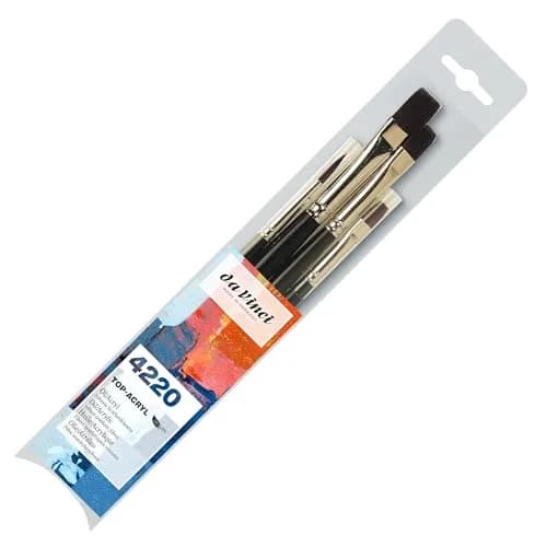 da Vinci Watercolor Series 4220 Top Acryl Brush Set for Acrylic, Oil, and Watercolor | Multiple Sizes, Handmade in Germany thumbnail 2