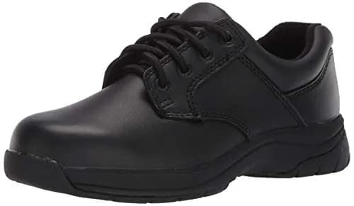ROCKY SlipStop 911 Plain Toe Oxford Shoe, Black, Size 8 | Water-Resistant Full-Grain Leather Work Shoe thumbnail 1