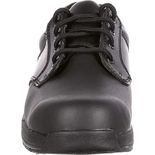 ROCKY SlipStop 911 Plain Toe Oxford Shoe, Black, Size 8 | Water-Resistant Full-Grain Leather Work Shoe thumbnail 4