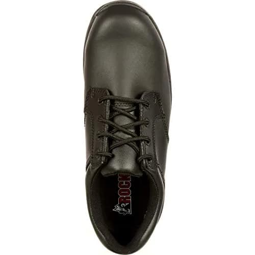 ROCKY SlipStop 911 Plain Toe Oxford Shoe, Black, Size 8 | Water-Resistant Full-Grain Leather Work Shoe thumbnail 7