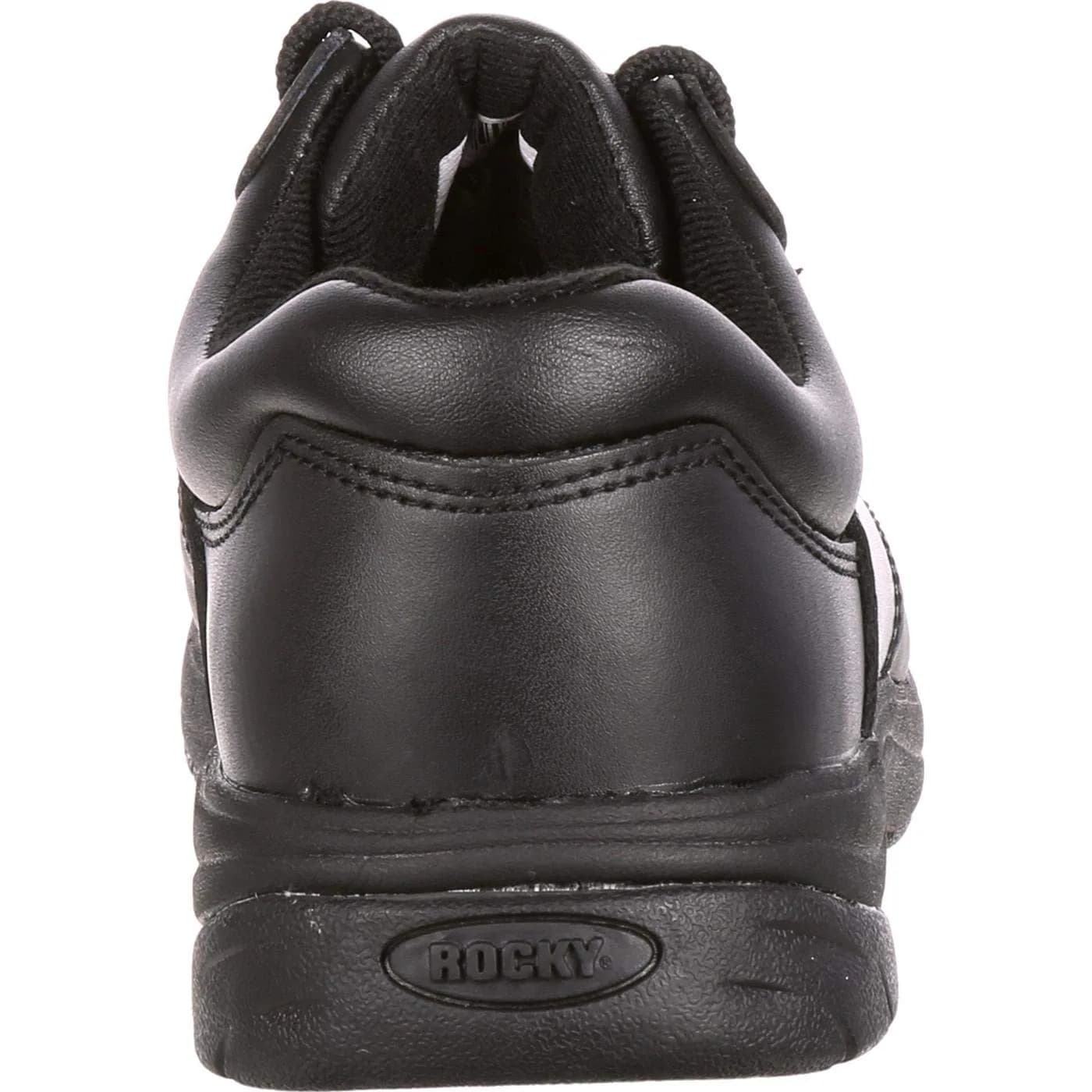 ROCKY SlipStop 911 Plain Toe Oxford Shoe, Black, Size 9(ME) | Water-Resistant Full-Grain Leather Work Shoe thumbnail 5