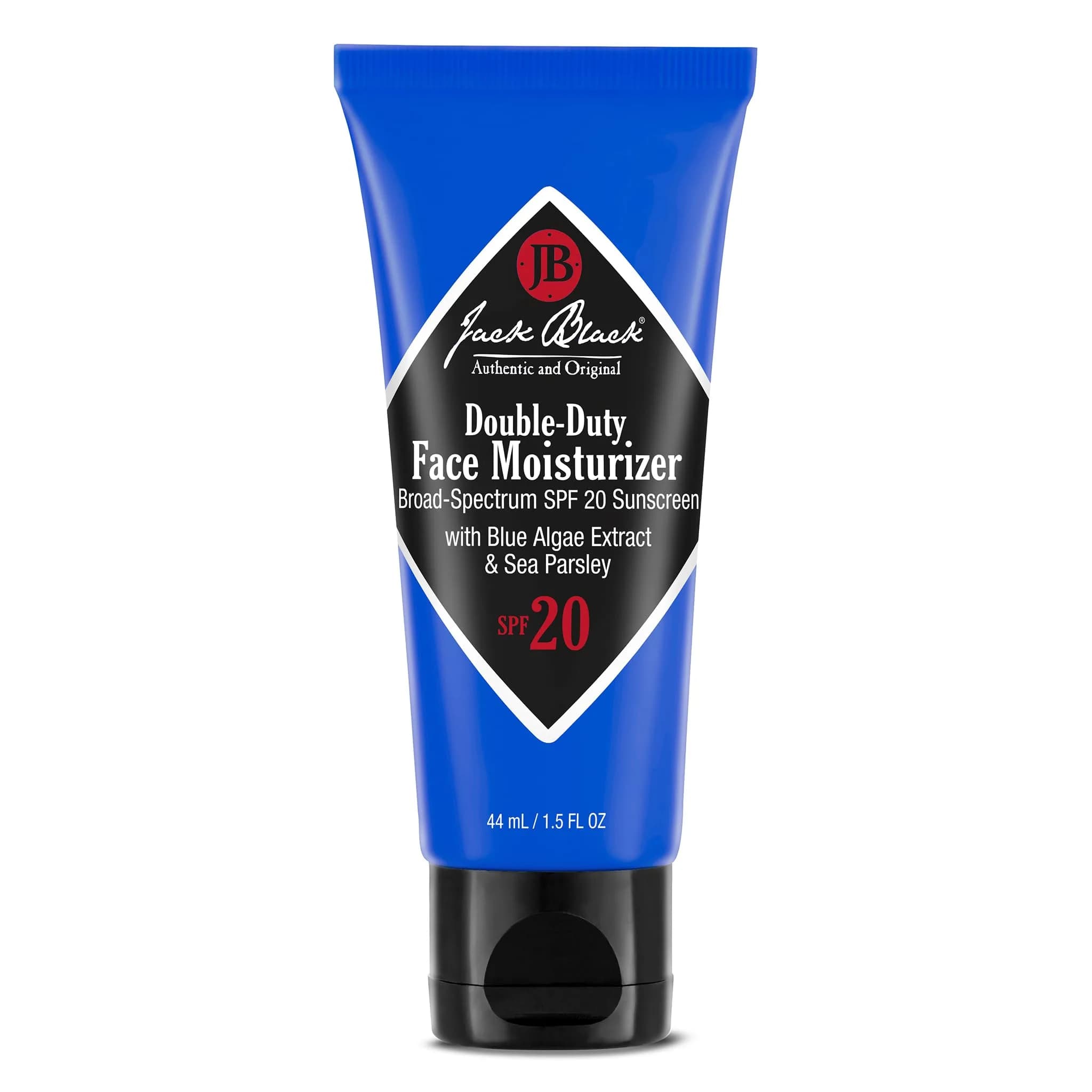 Jack Black Double Duty Face Moisturizer SPF 20 with Blue Algae Extract & Sea Parsley 44ml (1.5 fl oz) | Broad-Spectrum Sun Protection - main product image