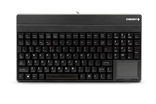 Cherry G86-62401 Compact Keyboard with Touchpad | Spill-Resistant USB Keyboard for Office & Home thumbnail 1