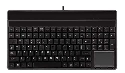 Cherry G86-62401 Compact Keyboard with Touchpad | Spill-Resistant USB Keyboard for Office & Home thumbnail 2