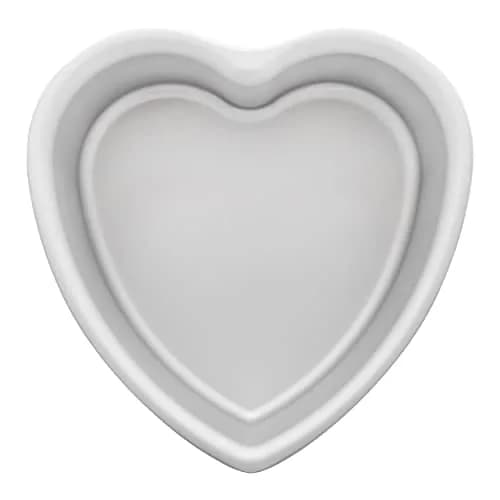 Fat Daddio's PHT-83 Anodized Aluminum Heart Cake Pan, 8 x 3 Inch | Deep, Durable Bakeware for Special Occasions thumbnail 1