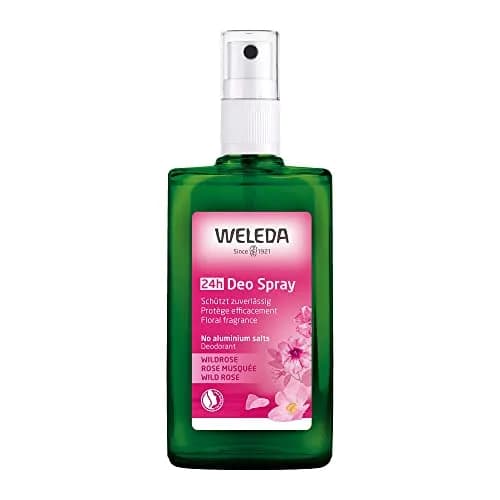 Weleda Wild Rose 24h Deodorant Spray 100ml (3.4 Fl Oz) | Natural Odor Control thumbnail 1