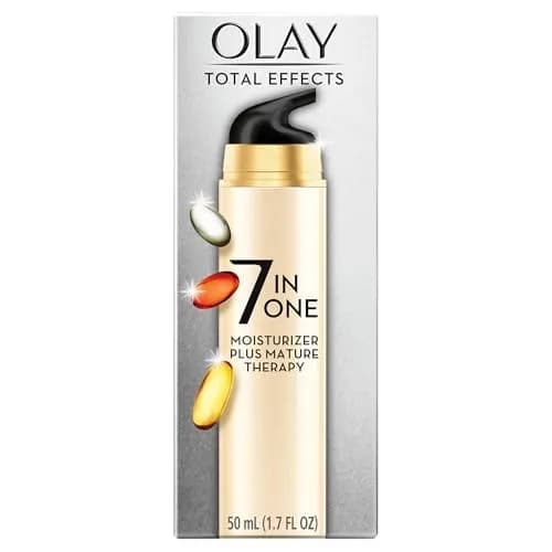 Olay Total Effects 7-In-1 Face Moisturizer Plus Mature Therapy, Beige, 50ml | Visibly Younger Skin thumbnail 1