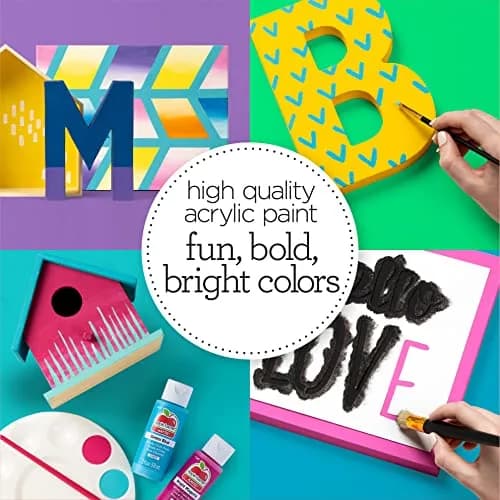 Apple Barrel Acrylic Paint Yellow 59ml (2 fl Oz) | Non-Toxic & Water-Based Craft Paint thumbnail 8