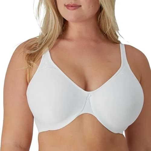 Bali Womens Passion For Comfort Minimizer Underwire Bra, WHITE, 36DD | Supportive Fit & Smoothing Support thumbnail 1