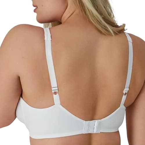 Bali Womens Passion For Comfort Minimizer Underwire Bra, WHITE, 36DD | Supportive Fit & Smoothing Support thumbnail 2