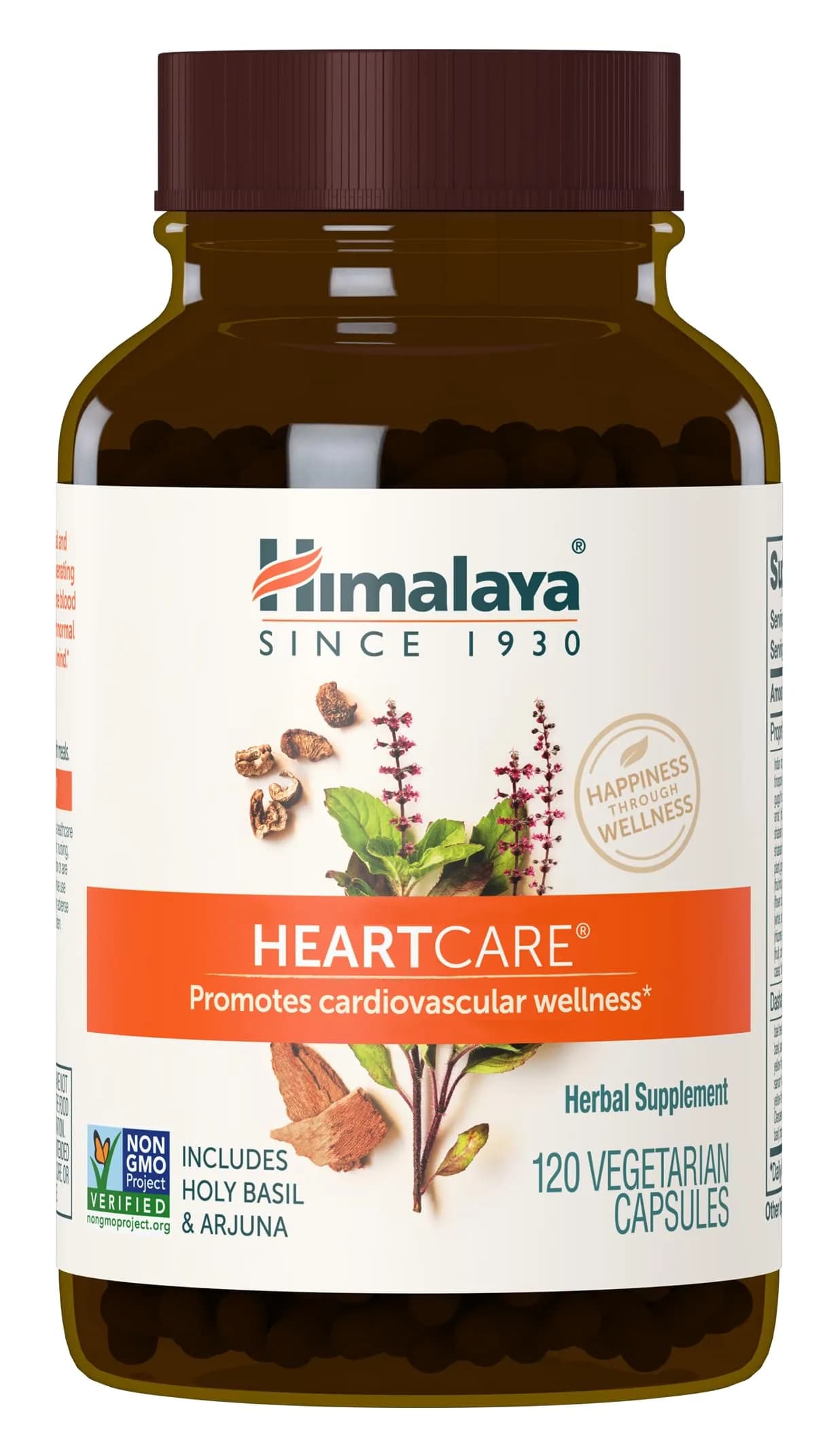 Himalaya HeartCare Cardiovascular Wellness Supplement 720 mg 120 Capsules | Supports Heart Health & Normal Cholesterol - main product image