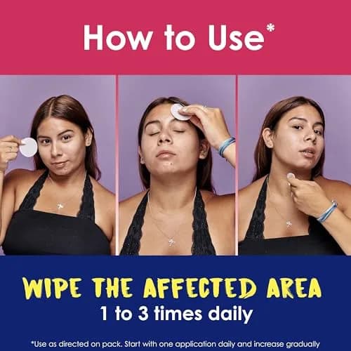Clearasil Rapid Rescue Deep Treatment Acne Face Pads, Maximum Strength 2% Salicylic Acid, 90 Count thumbnail 4