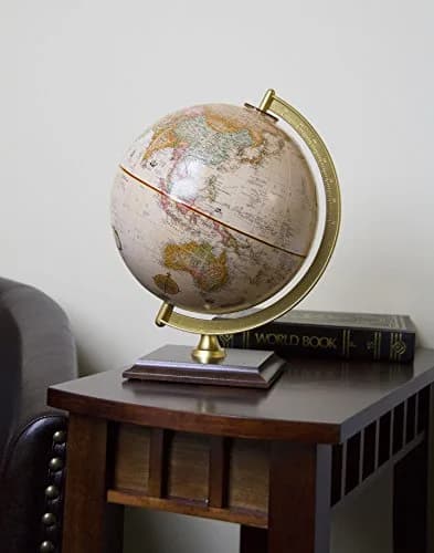 Replogle Globes Forester Globe 9-Inch Diameter Antique Ocean Raised Relief thumbnail 3