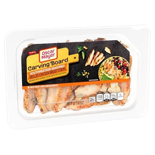 Oscar Mayer Carving Board, Southwestern Seasoned Grilled Chicken, 6 oz | Fully Cooked, Ready to Eat thumbnail 9