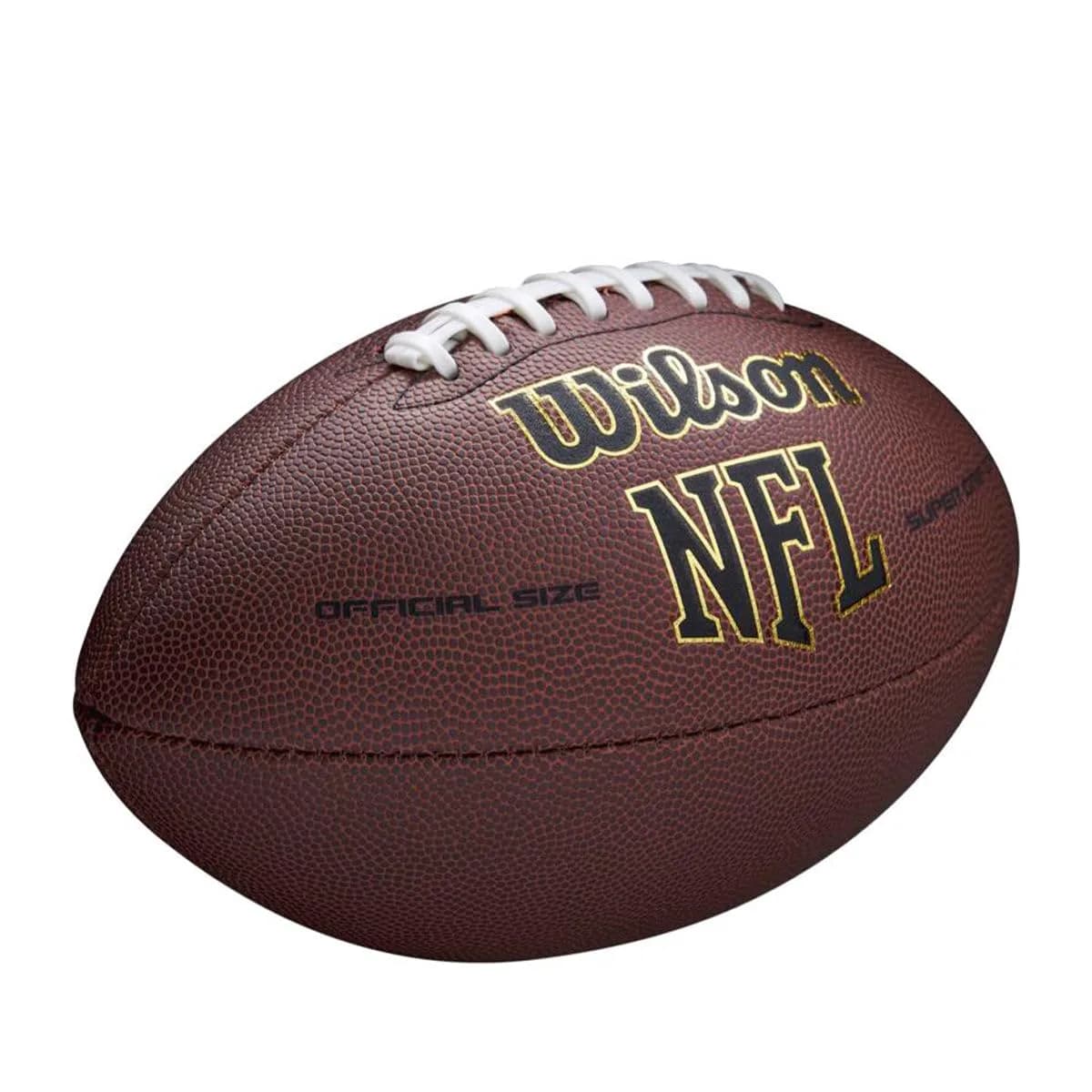 Wilson NFL Super Grip Composite Football - Official Size, Brown - view 4