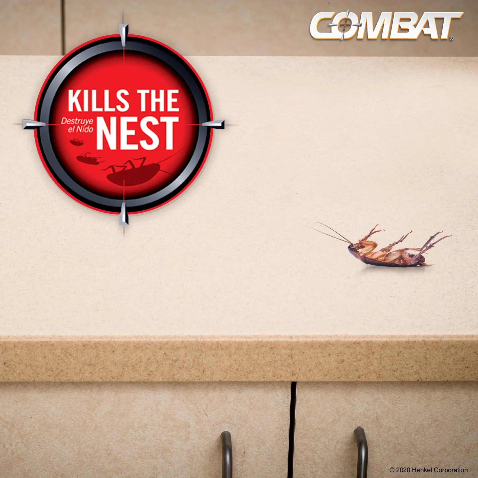 Combat Roach Killing Bait Stations for Large Roaches, Kills the Nest, 8 Count | EPA Registered Pesticide - view 3