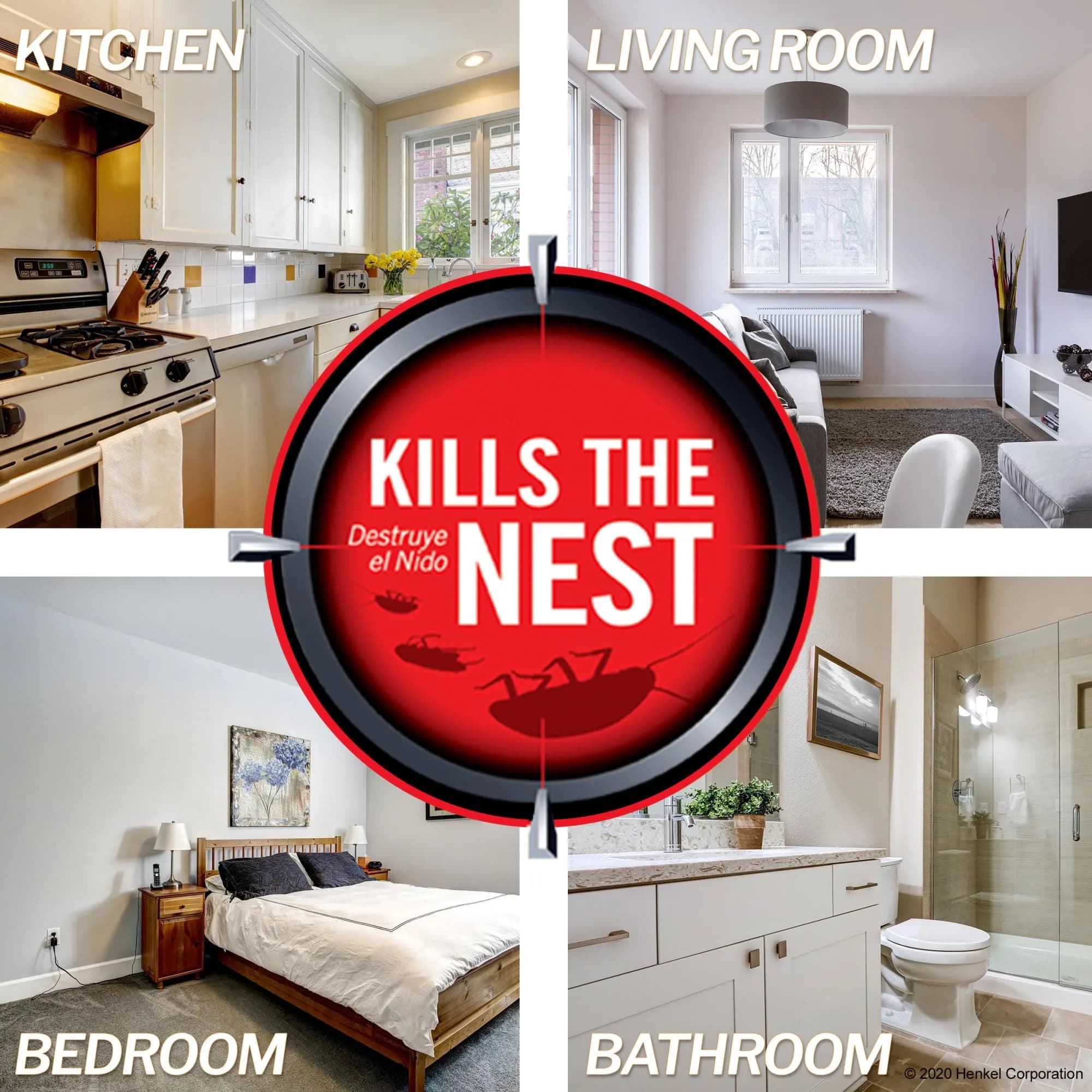 Combat Roach Killing Bait Stations for Large Roaches, Kills the Nest, 8 Count | EPA Registered Pesticide - view 2