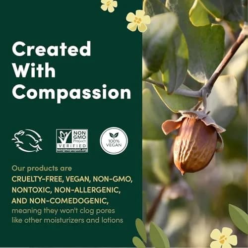HobaCare Cold Pressed Jojoba Oil for Hair, Skin, Face, Body, Scalp, Nails, Beard Care – 8.45 oz | Moisturizing, Vegan, Cruelty-Free thumbnail 6