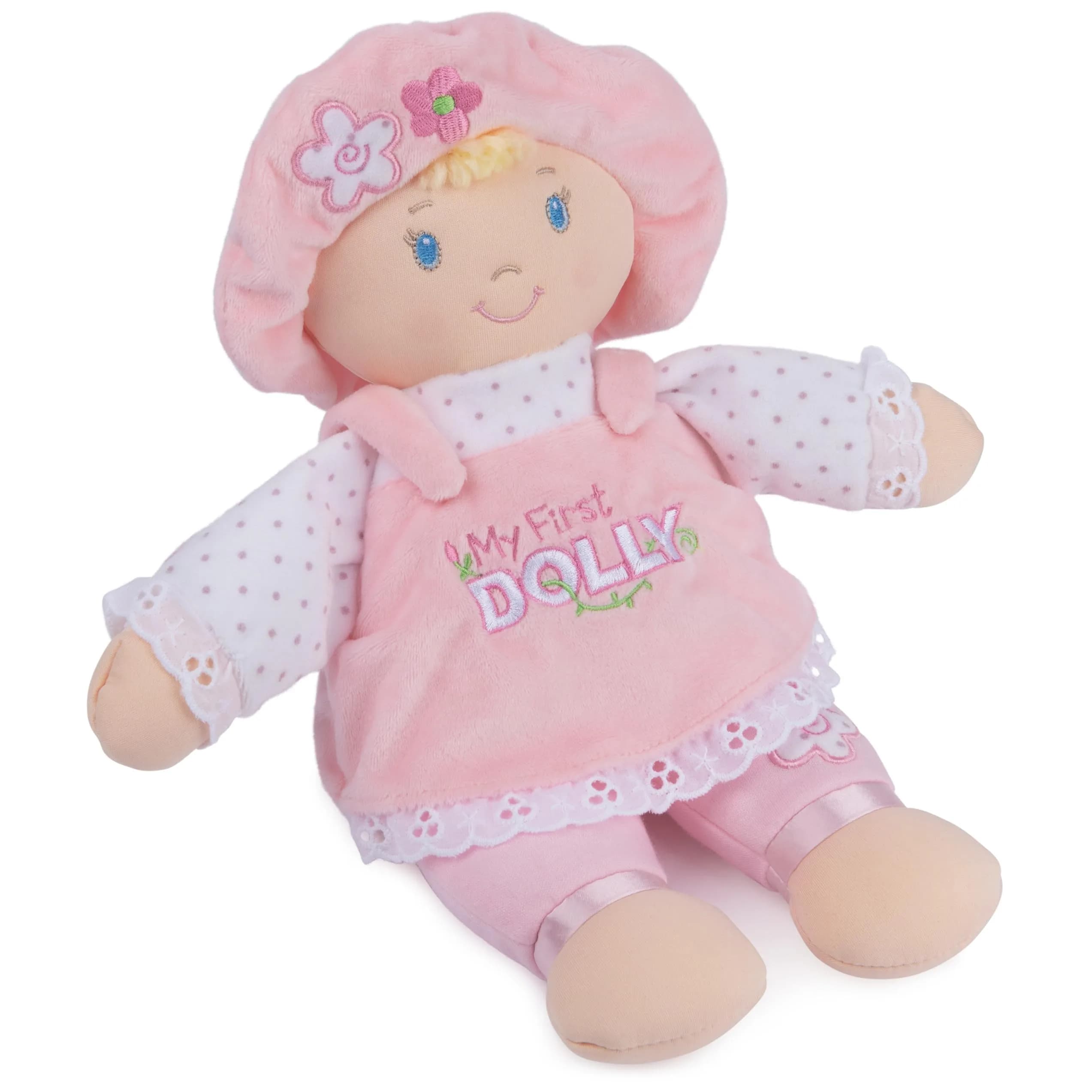 Baby GUND My First Dolly Plush Doll 33cm (13 Inch) | Safe for Ages 0+ with Embroidered Details - view 2