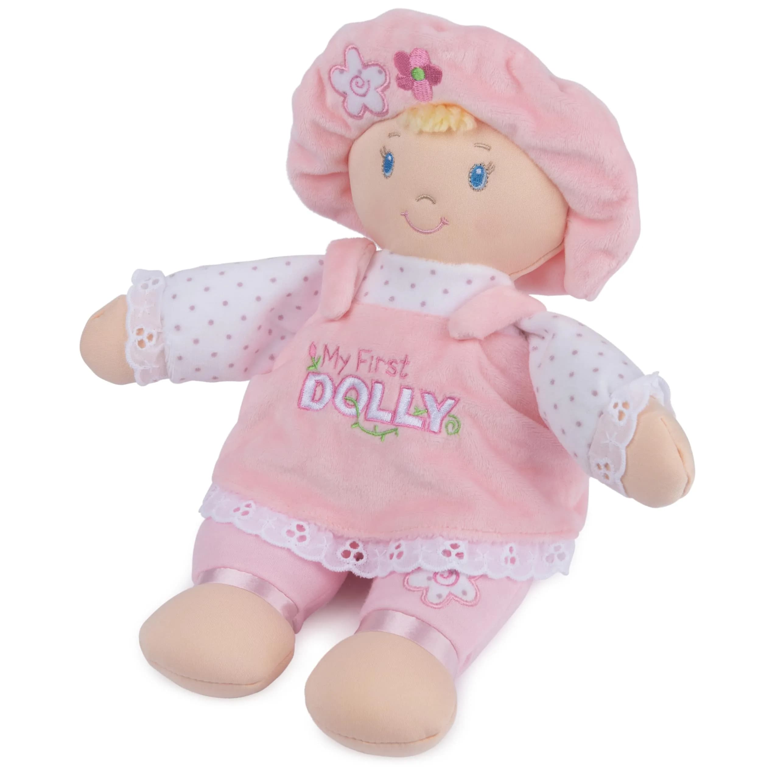 Baby GUND My First Dolly Plush Doll 33cm (13 Inch) | Safe for Ages 0+ with Embroidered Details - view 3