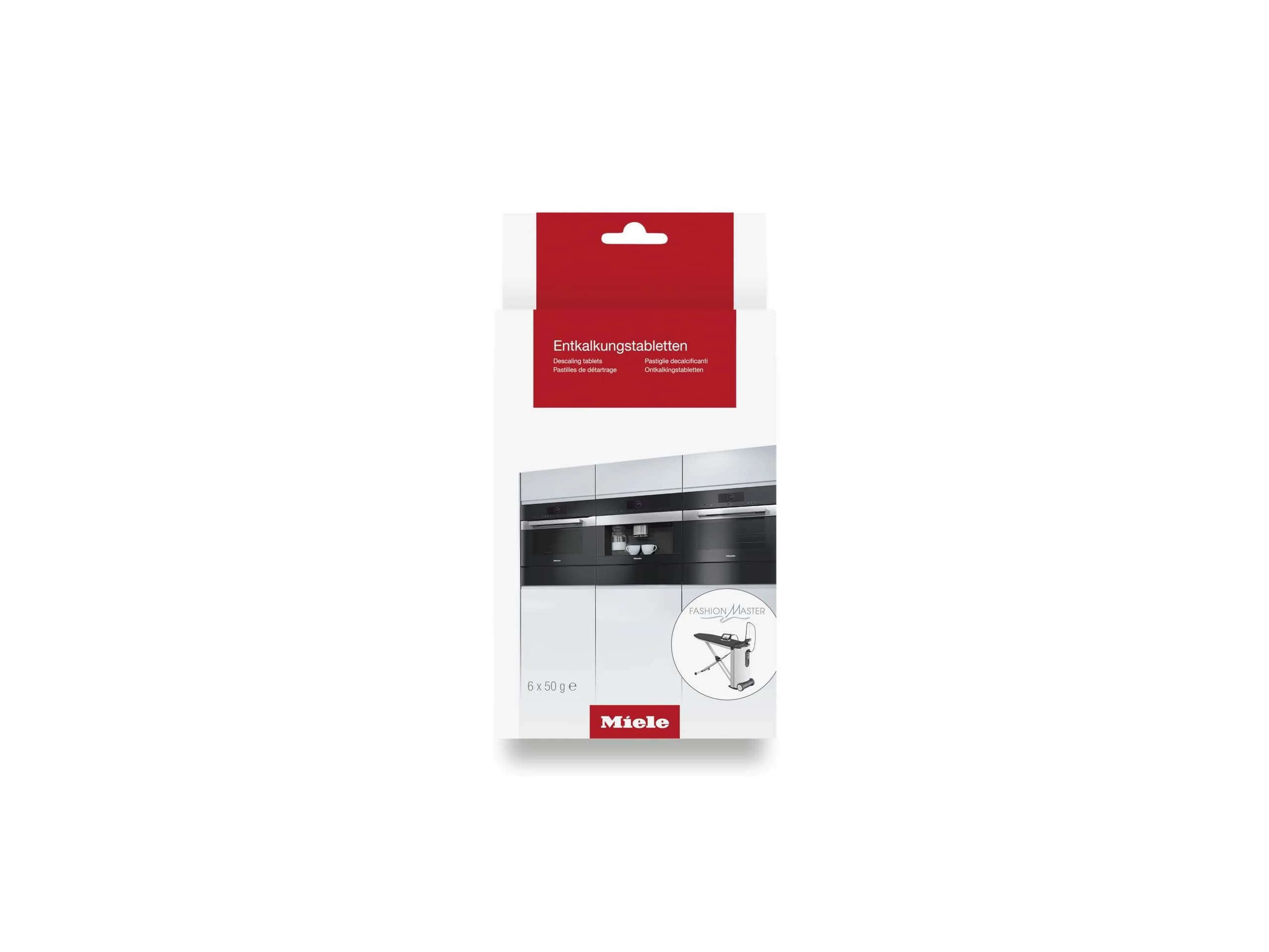 Miele Original Descaling Tablets with Moisture Plus, 6 Count (Pack of 1) | For Coffee Machines, Steam Ovens, FashionMaster, and Ovens/Ranges with Moisture Plus — One Color