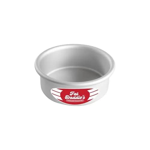 Fat Daddio's PRD-52 Anodized Aluminum Round Cake Pan 5" x 2" | Durable Bakeware for Layered Cakes & Pizzas thumbnail 1