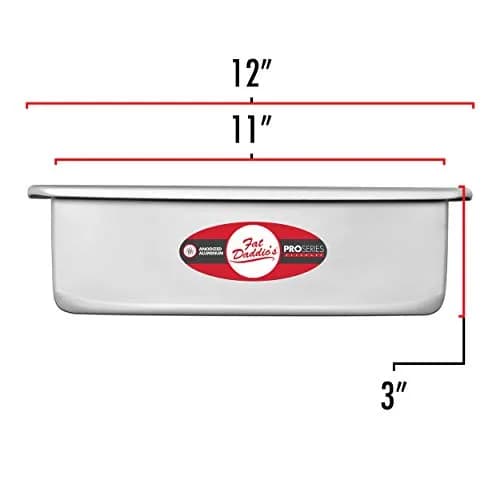 Fat Daddio's Sheet Cake Pan 11 x 15 x 3 Inch | Durable Aluminum Bakeware for Cakes & Pastries thumbnail 3