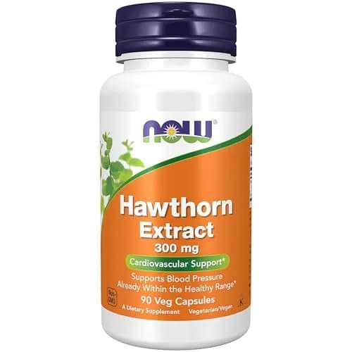 NOW Hawthorn Extract 300 mg | Supports Cardiovascular Health & Blood Flow (90 Veg Caps) thumbnail 1