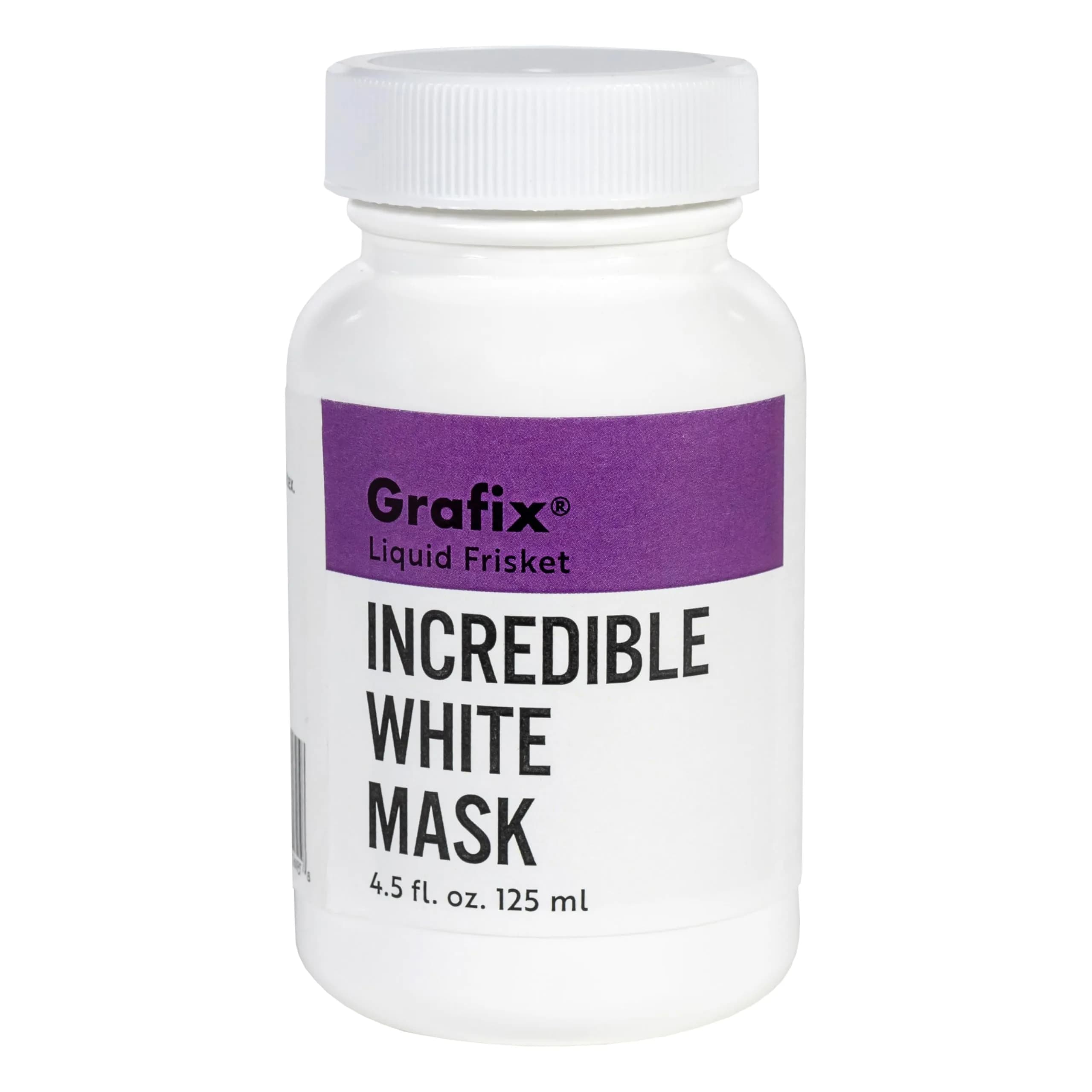Grafix White Mask Liquid Frisket 8.5 oz | Latex Mask for Art & Crafts — White