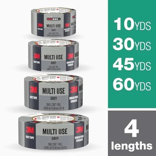 3M Multi-Use Duct Tape 1.88 in x 30 yd | Waterproof, Strong Adhesive, Indoor Gray thumbnail 8