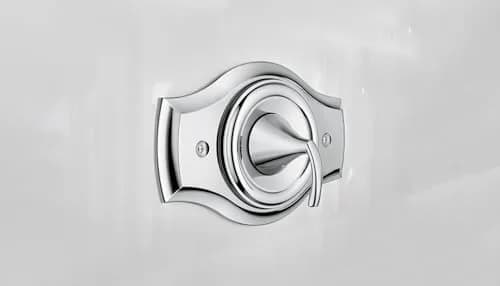 Moen Chrome Remodeling Shower Cover Plate for 3-Handle to 2-Handle Shower Updates | Hassle-Free Conversion thumbnail 3