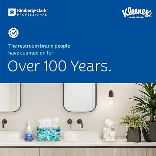 KLEENEX Pop-Up Box Hand Towels, Paper, 120 Count (Pack of 1) | Water-Resistant Coating for Moisture Protection thumbnail 2