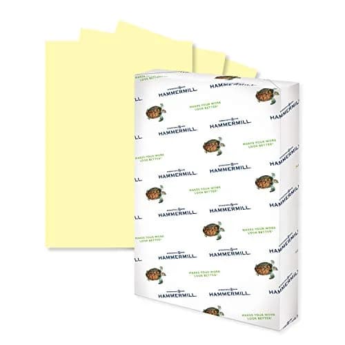 Hammermill Canary Colored Printer Paper 11 x 17-inch, 20 lb, 500 Sheets | FSC Certified, 30% Recycled Fiber thumbnail 1