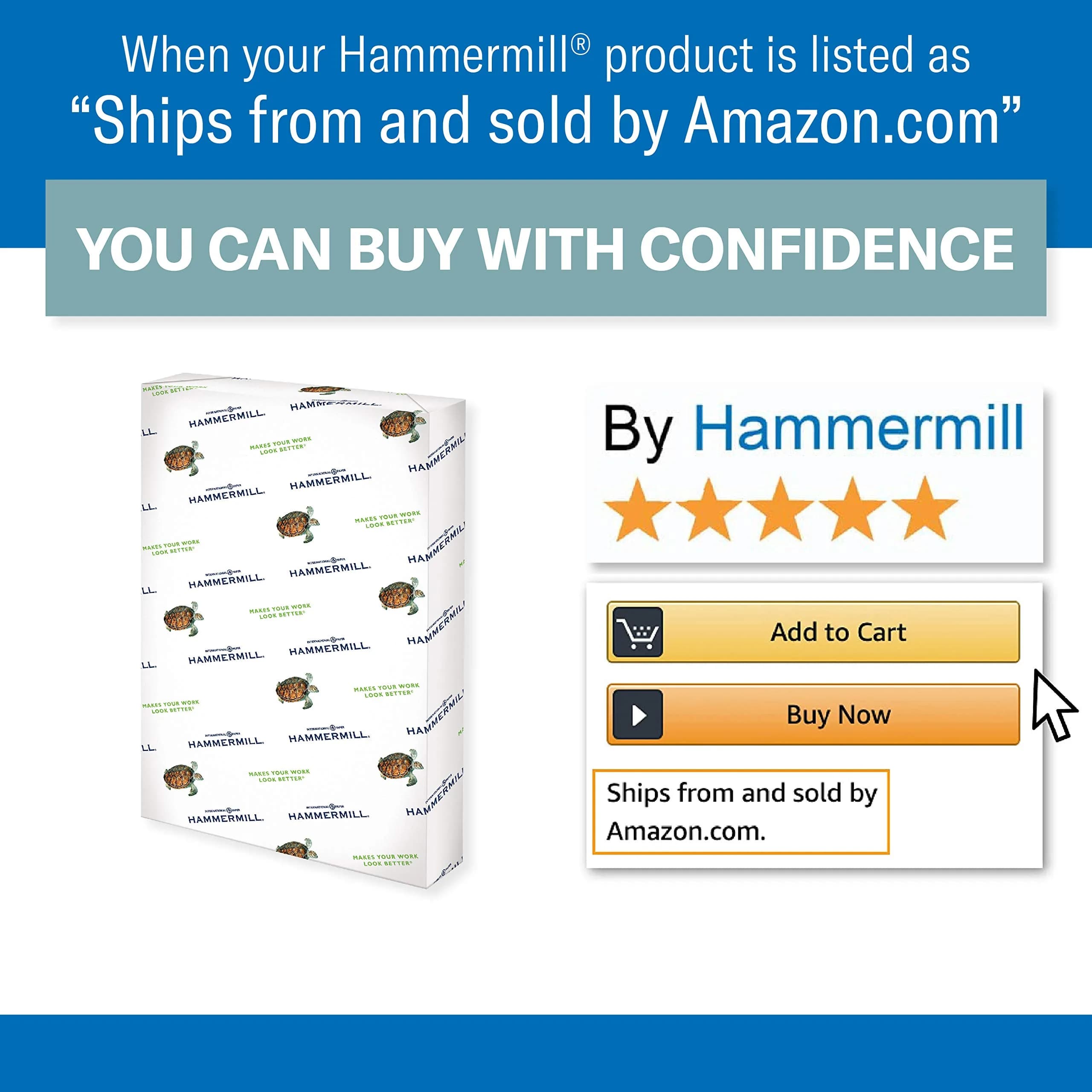 Hammermill Canary Colored Printer Paper 11 x 17-inch, 20 lb, 500 Sheets | FSC Certified, 30% Recycled Fiber - view 9