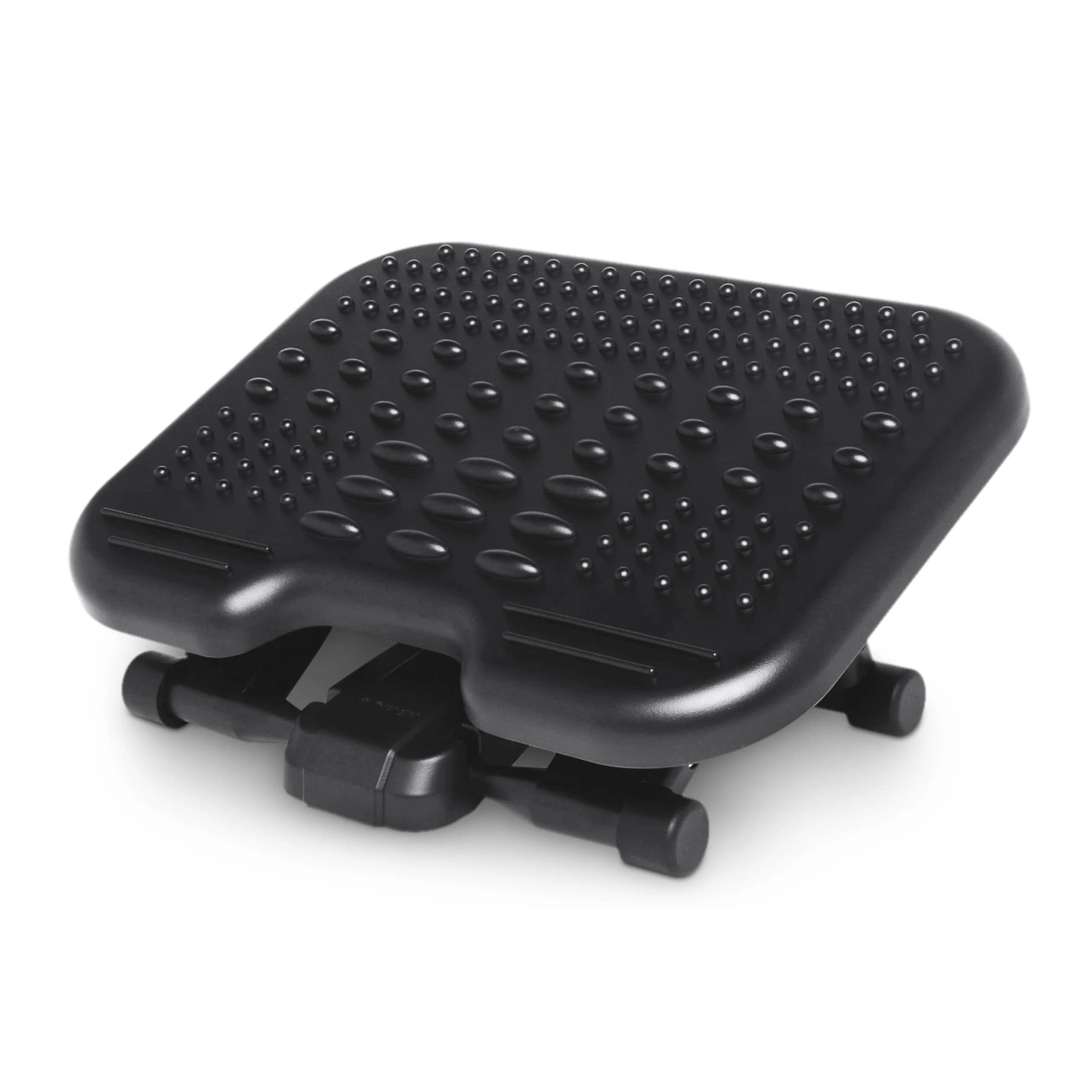 Kensington SoleMassager Rocking Footrest with Adjustable Height and Tilt | Grey Plastic — Grey