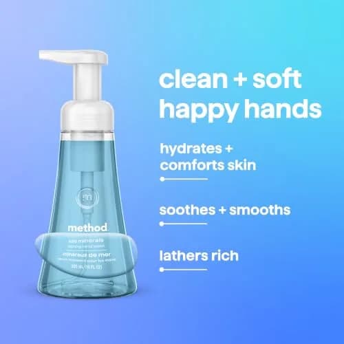 Method Foaming Hand Wash Sea Minerals 295ml (10 Fl Oz) | Gentle Cleansing & Soft Hands thumbnail 5