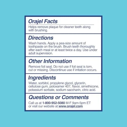 Orajel Kids Elmo Training Fluoride-Free Toothpaste, Natural Berry 1.5 oz | #1 Pediatrician Recommended Fluoride-Free Toothpaste thumbnail 9
