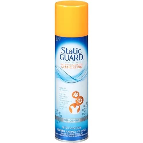Static Guard Fabric Spray, Original Scent, 5.5 oz (156 g) | Eliminates Static Cling Instantly — 5.5 Ounce