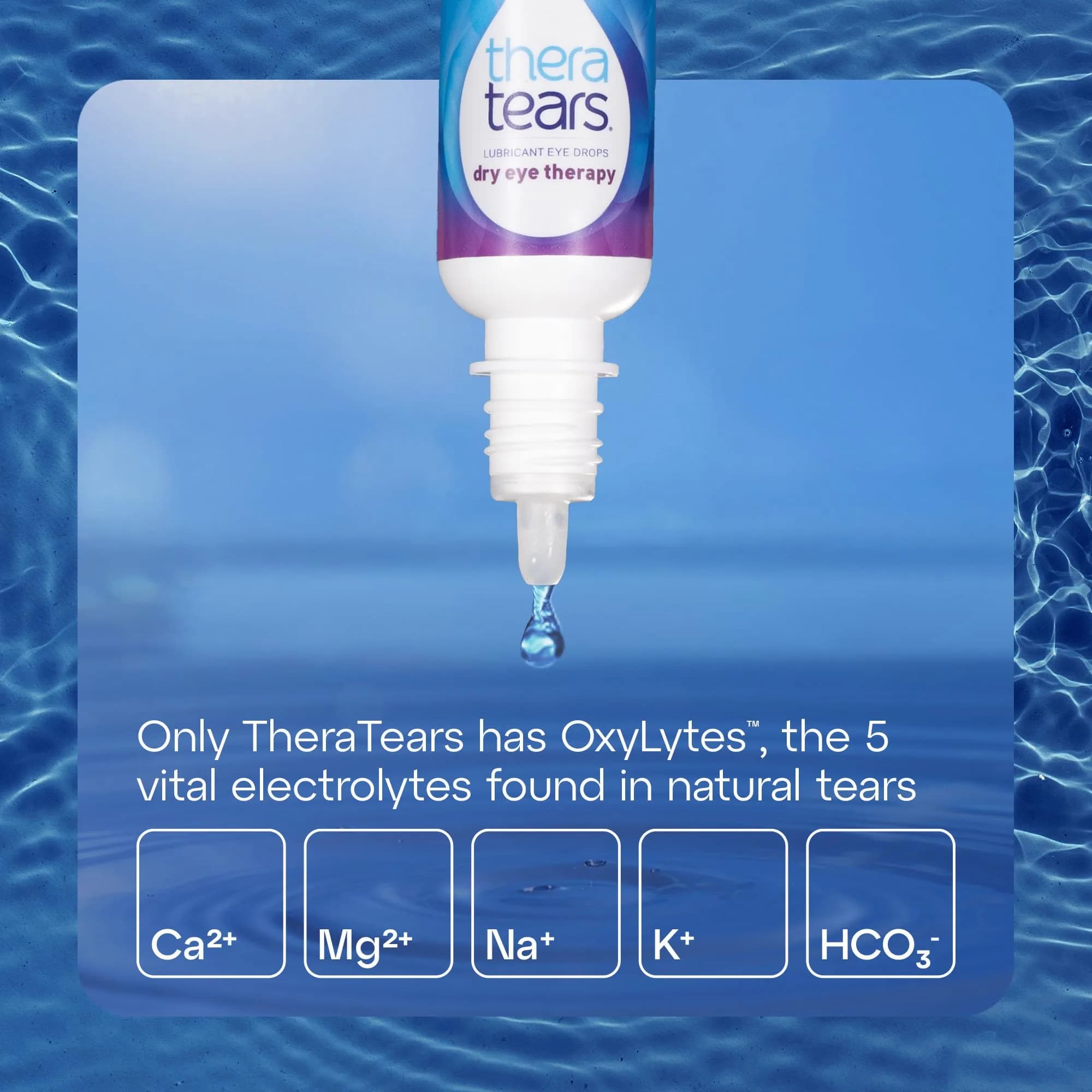 TheraTears Dry Eye Therapy Lubricating Eye Drops for Dry Eyes, 30ml (1 Fl Oz) | Ophthalmologist-Created Formula with 5 Vital Electrolytes - view 3