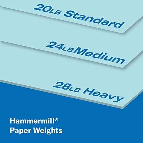 Hammermill Colored Paper 20 lb Blue Printer Paper 8.5 x 11 | Smooth Surface, 500 Sheets thumbnail 4
