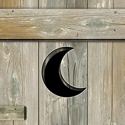 Beistle Outhouse Door Cover Rustic Wood Look Decoration 5 Feet x 30 Inches | Western Party Decor thumbnail 3