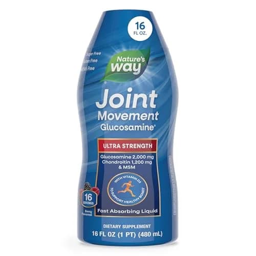 Nature's Way Joint Movement Glucosamine Liquid, Chondroitin, Berry, 473ml (16 Fl Oz) | Ultra-Strength Joint Support Formula thumbnail 1
