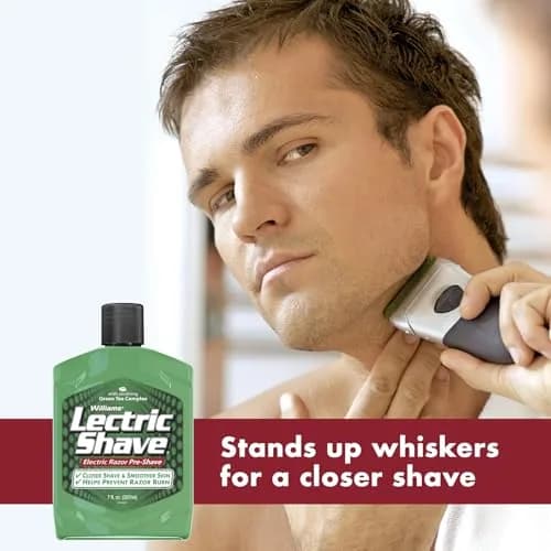 Williams Lectric Shave Electric Razor Pre-Shave Gel 414ml (14 Fl Oz) | Closer Shave for Sensitive Skin thumbnail 4