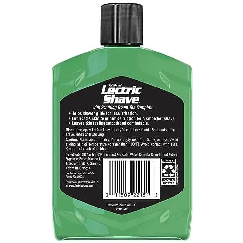 Williams Lectric Shave Electric Razor Pre-Shave Gel 414ml (14 Fl Oz) | Closer Shave for Sensitive Skin thumbnail 2