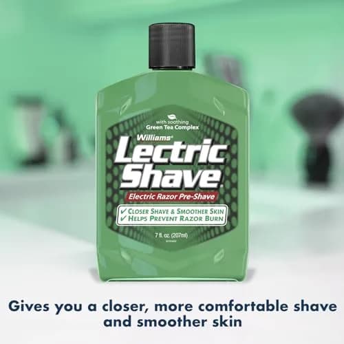 Williams Lectric Shave Electric Razor Pre-Shave Gel 414ml (14 Fl Oz) | Closer Shave for Sensitive Skin thumbnail 3