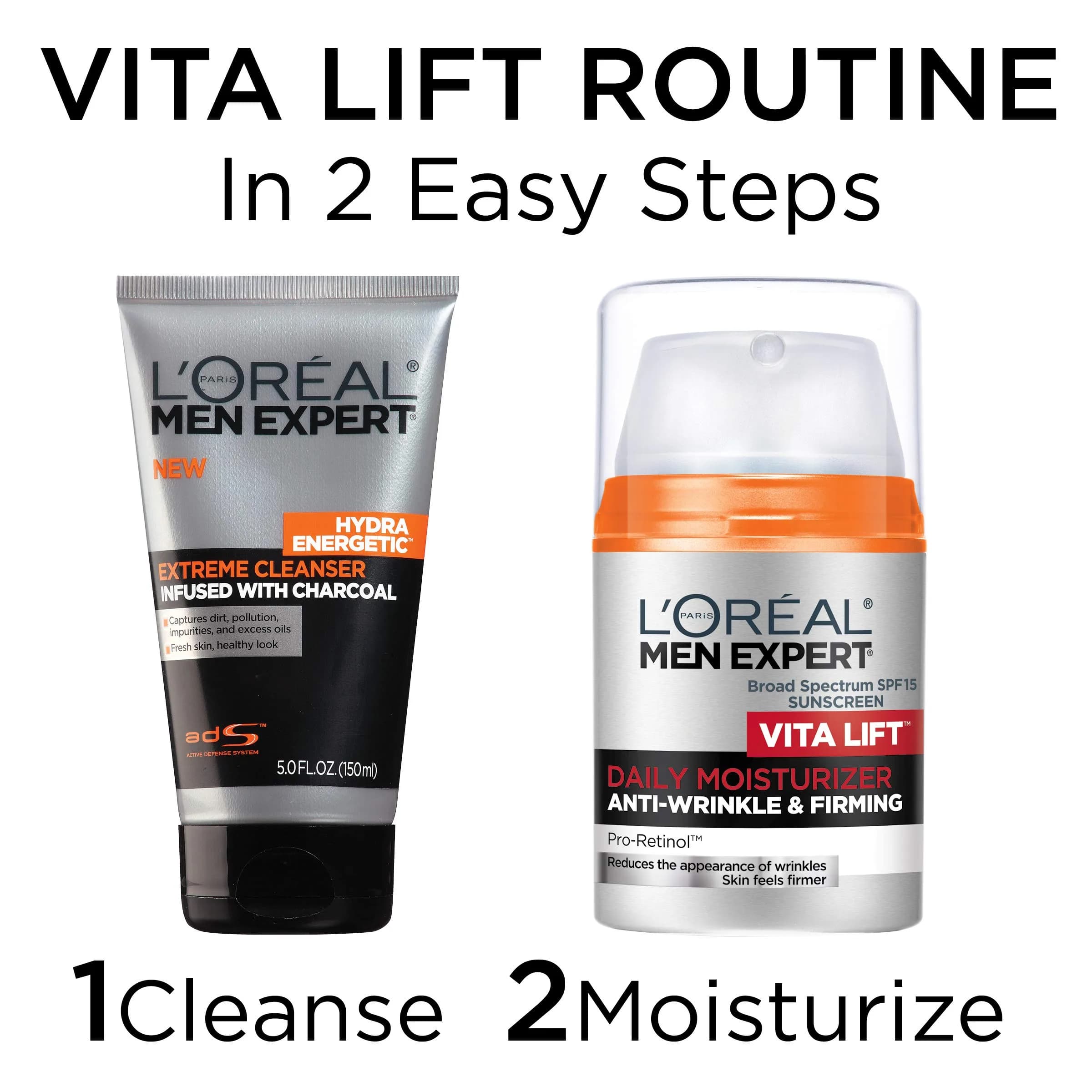 L'Oreal Paris Men Expert Vitalift Anti-Wrinkle & Firming Face Moisturizer with Pro-Retinol, 1.6 oz - view 5