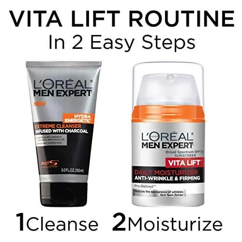L'Oreal Paris Men Expert Vitalift Anti-Wrinkle & Firming Face Moisturizer with Pro-Retinol, 1.6 oz thumbnail 5